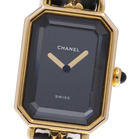 CHANEL Premiere L size Black Dial Quartz Ladies Watch_846998 - Picture 1 of 9